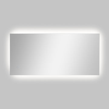 Nora Rectangular Frameless Anti-Fog Aluminum Back-lit Tri-color LED Bathroom Vanity Mirror with Smart Touch Control - JONATHAN Y